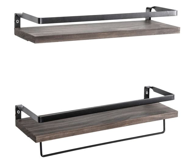 Set Raft Evila Originals 792EVL2887, 40x7 cm, Umeraș, Molid, Maro