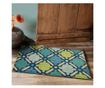 Covoras Chilai Home 877CHL1022, 45x70 cm, PVC, Verde/Albastru