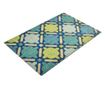 Covoras Chilai Home 877CHL1022, 45x70 cm, PVC, Verde/Albastru