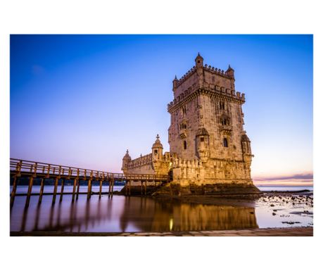 Самозалепващ се и миещ се фототапет City41 Tower of Belem Lisbon, 350 x 200 cm