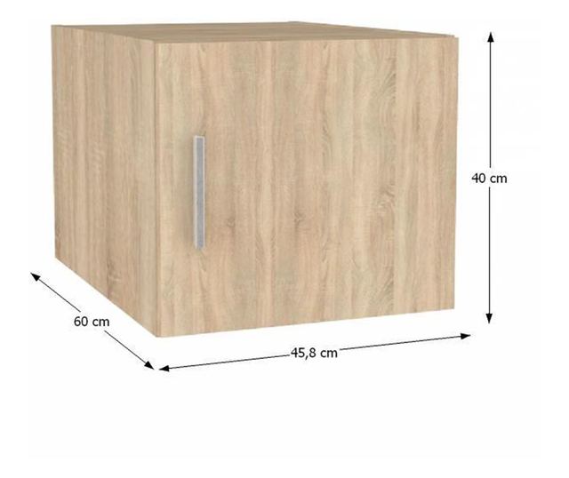 Invita gardrób mdf sonoma tölgy 45,8x60x40 cm