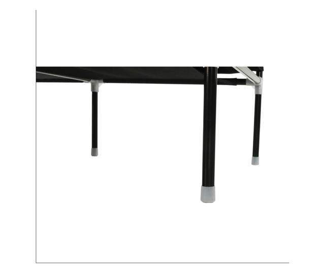 Taron crni metalni tekstilni ormarski organizator 133x45x175 cm
