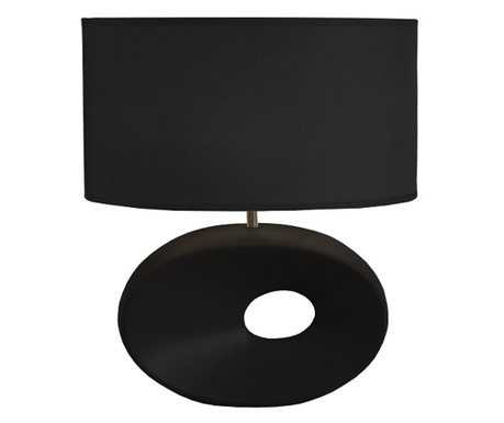 Черна керамична лампа Qenny 37x37x42 см