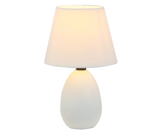 Bijela keramička lampa Qenny 14x14x24 cm