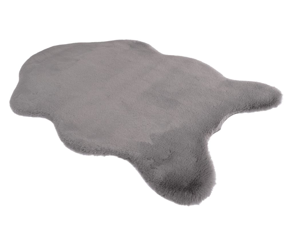 Preproga iz umetnega krzna Rabit Grey, 90x60 cm - 8