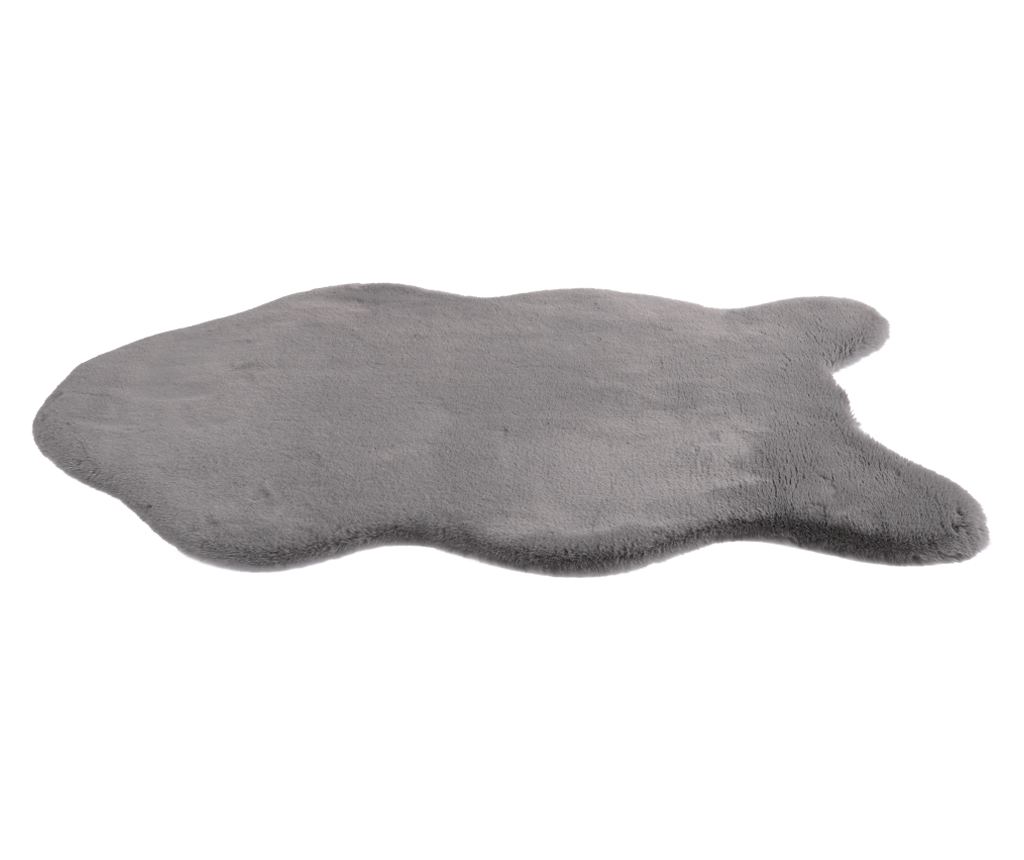 Preproga iz umetnega krzna Rabit Grey, 90x60 cm - 9