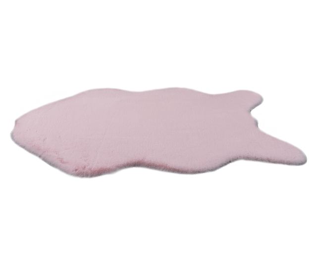 Rabbit Pink umjetno krzno tepih 90x60 cm