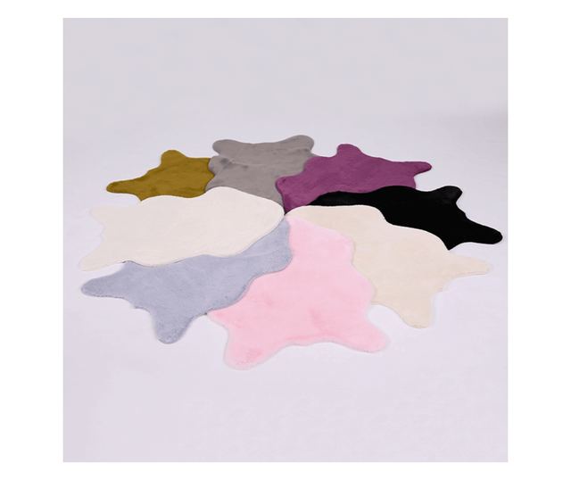 Rabbit Pink umjetno krzno tepih 90x60 cm