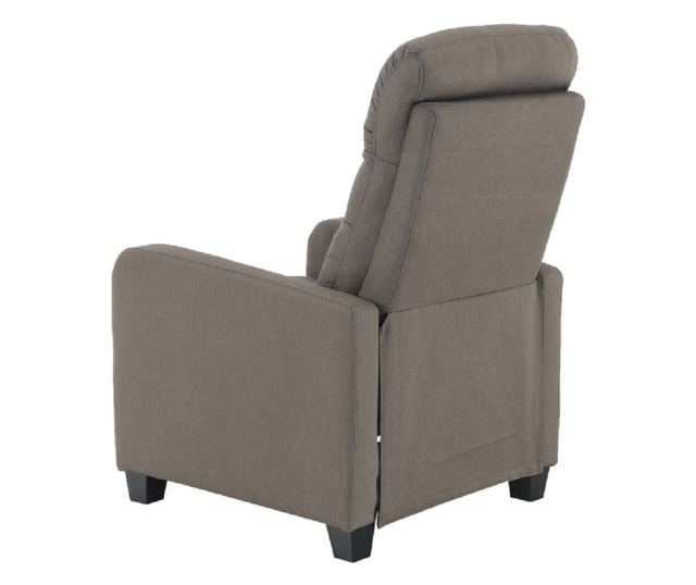 Кафяв платнен фотьойл Turner 72x89x106 см