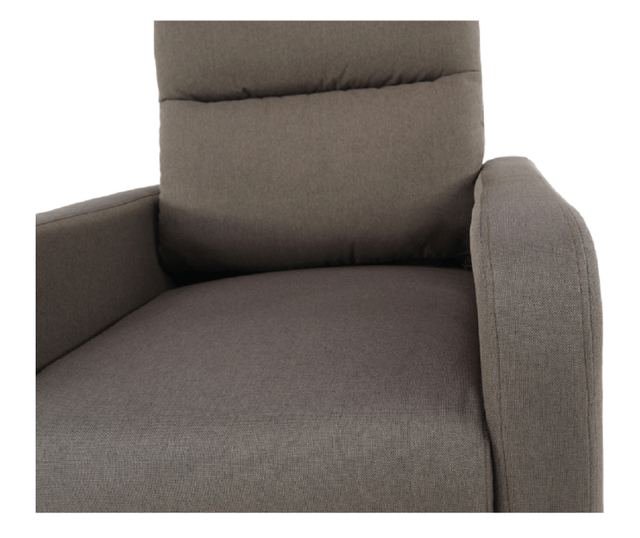 Кафяв платнен фотьойл Turner 72x89x106 см