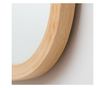 Lustro ścienne w ramie z naturalnego bambusa Lemi 43x1,5x76 cm