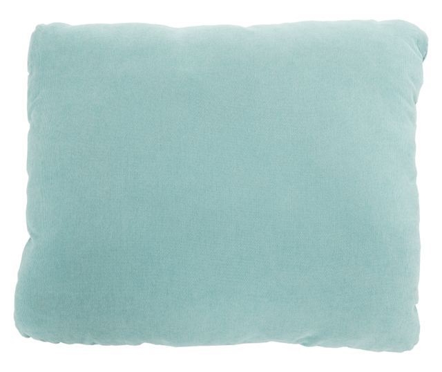 Зелен ментов платнен фотьойл Zander с поставка за крака 82x83x99 см