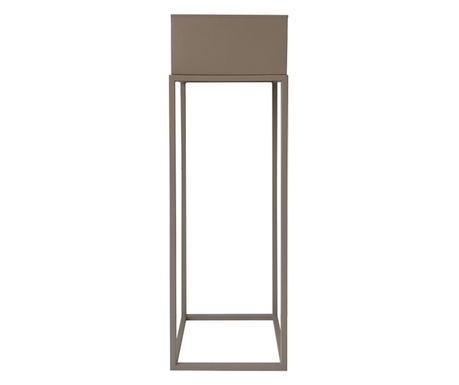 Кафява метална поставка за саксия Indize 25x25x80 см