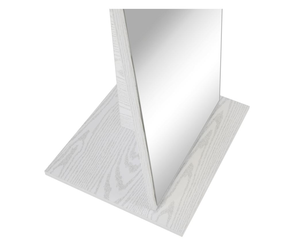 Neptun podno ogledalo s bijelim MDF okvirom 40x168 cm - 8