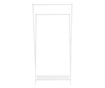 Етажерка за дрехи с бял метален рафт Julan 81x52.3x146/168 см