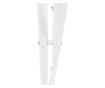 Suport haine cu polita metal alb Julan 81x52,3x146/168 cm