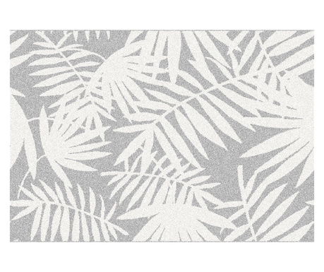 Sivo-bela tekstilna preproga Intisar 57x90 cm