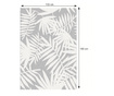 Covor textil gri alb Intisar 133x190 cm