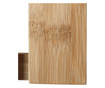 Protuklizni kupaonski tepih prirodni bambus Klera 59x38x3 cm