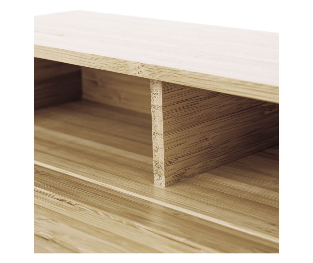 Organizator za kavč iz bambusa Natural 46x32x6,5 cm - 3