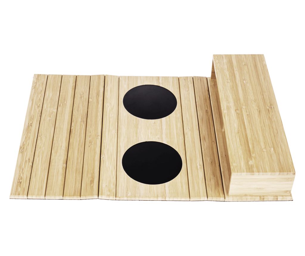 Organizator za kavč iz bambusa Natural 46x32x6,5 cm - 8
