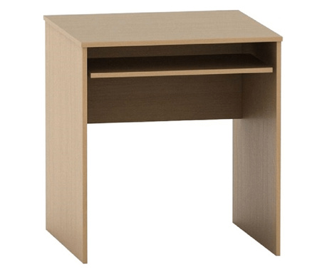 Íróasztal tolópolccal mdf barna bükk Tempo 70x70x76 cm