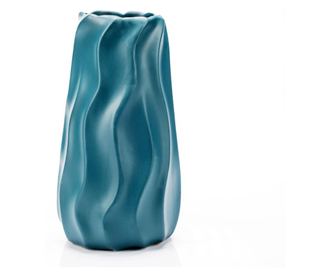 Vaza decorativa, new waves, verde, 25 cm