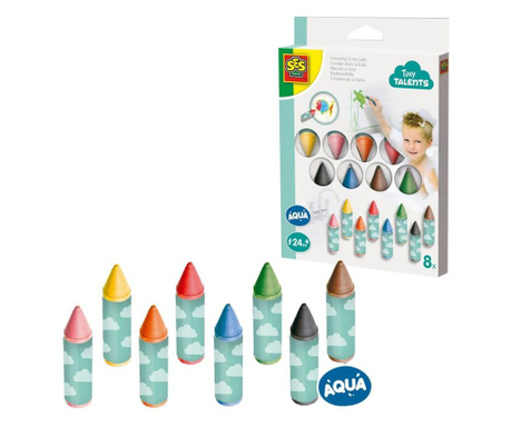 Set 8 creioane colorate pentru baie si gresie