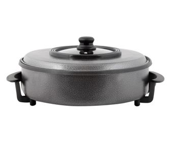 Електрически тиган First Austria FA-5109-2, 1500W, Капак, 5 нива, Термостат, Сив