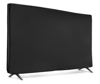 Прахозащитно покритие за 40 инча TV, Kwmobile, черно, текстил, 51700.01