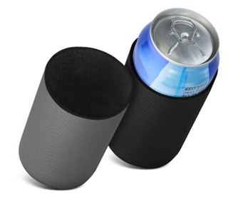 Комплект от 2 термокапачки за кутии от 500 ml, Kwmobile, черно/сиво, неопрен, 55734.09