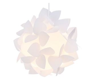 Abajur modern Jigsaw cu diametru 26 cm, Kwmobile, Alb, 54913.01.01