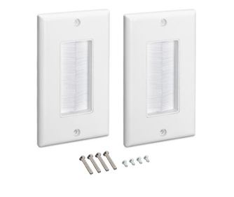 Set 2 Prize americane blank/goale, Kwmobile, Alb, Plastic, 54244.02.02