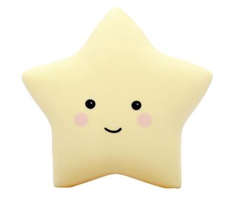 Нощна лампа с LED, с таймер за изключване, форма звезда, жълта, Lumilu Sweet Dreams Star, Reer 52265