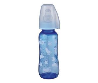 Бебешко шише Trendy Boy PP 250 ml със силиконов биберон за мляко, № 1, nip 35036