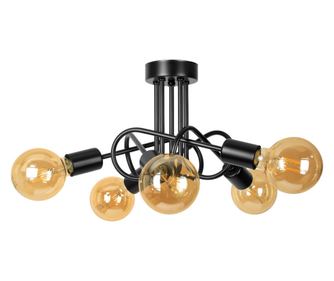 Candelabru Alexa, 5xE27, negru