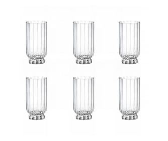 BORMIOLI ROCCO FLORIAN Set 6 pahare long drink, 430ml, D7,3xh14,1cm
