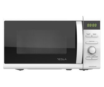 Cuptor cu microunde Tesla MW2060MW, 20 litri, 700W, Afisaj digital, Dezghetare, Gratar, Alb