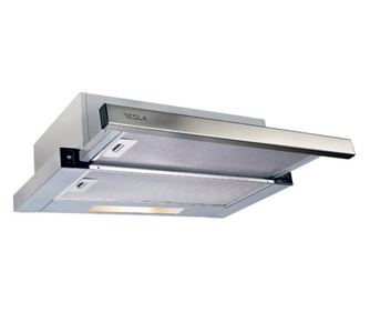 Tesla DT620SX páraelszívó, 2 x 110 W, 2 motor, 2 alumínium szűrő, 460 m3/h, 3 teljesítményfokozat, rozsdamentes acél