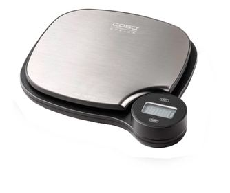 Cantar de bucatarie digital, Caso Germany, EcoMaster, 5 kg, inox