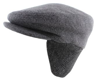 Șapcă de lână pentru bărbați HatYou CP0746, Gri, 57 cm