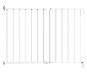 Poartă de siguranță extensibilă MCT, 62 X 102 cm, metal alb, N93361