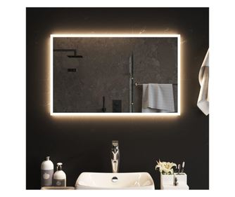 LED Огледало за баня, 50x80 см