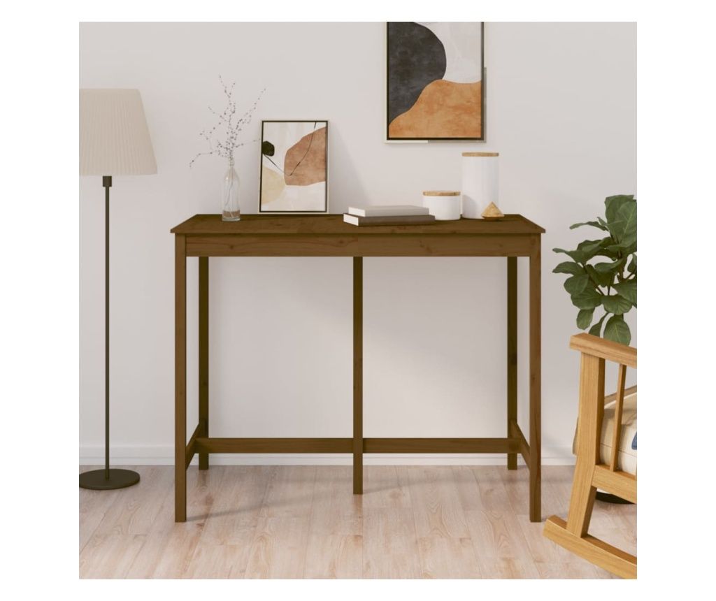 Mzbarna asztal, 140x80x110 cm, tmr fenyfa