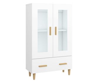 Dulap înalt, alb, 70x31x115 cm, lemn compozit