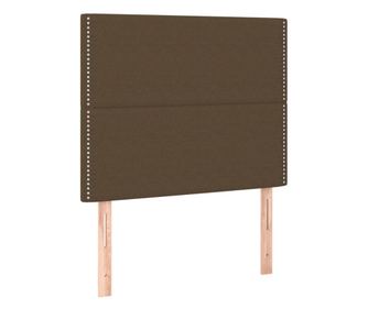 Uzglavlja 2 kom tamnosmeđa 90x5x78/88 cm od tkanine