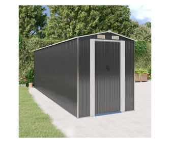 Antracit kerti trol, 192x606x223 cm, horganyzott acl