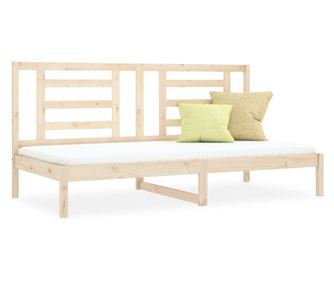 Дневно легло, 90x200 см, борово дърво масив