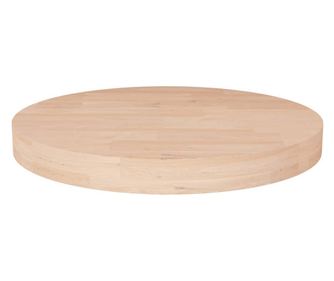kerek kezeletlen tömör tölgyfa asztallap Ø30 x 4 cm