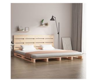 200x200 cm-es tömör fenyőfa ágykeret